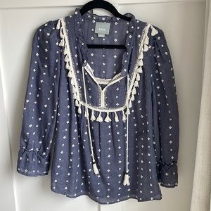 NWOT blouse from Anthropologie by Maeve. Size M.